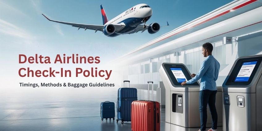 Delta Airlines Check-In Policy: Timings, Methods & Baggage Guidelines